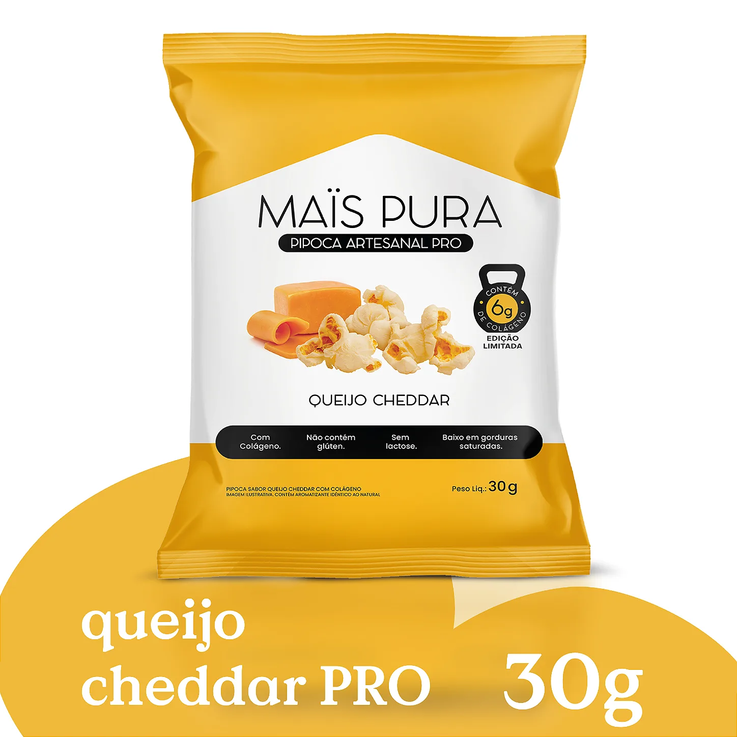 Caixa sortida pipocas grandes: 13 Tradicionais (40g e 100g) 3 PROS (30g e 50g) - Imagem 10